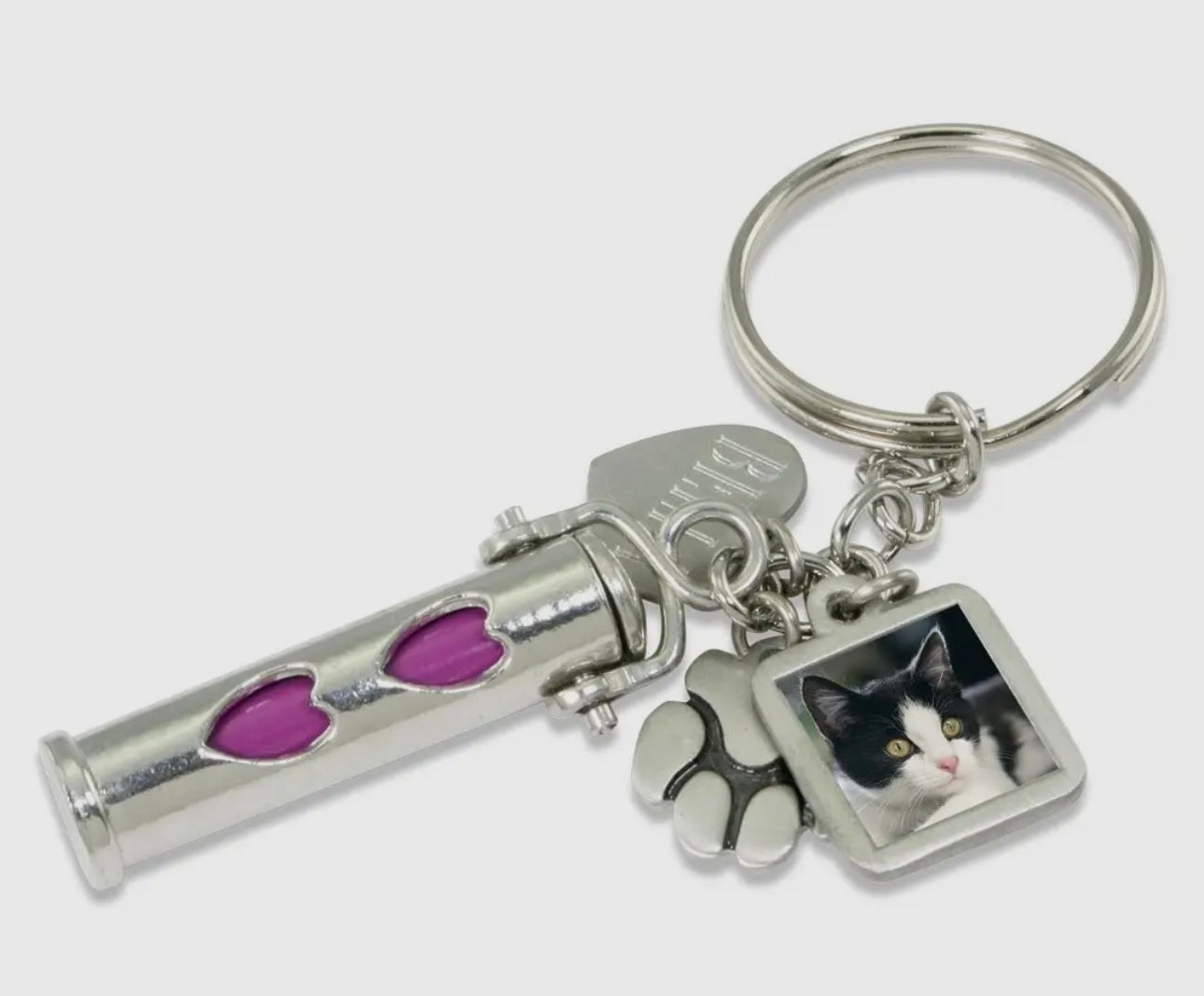 Cat Face Keychain Urn