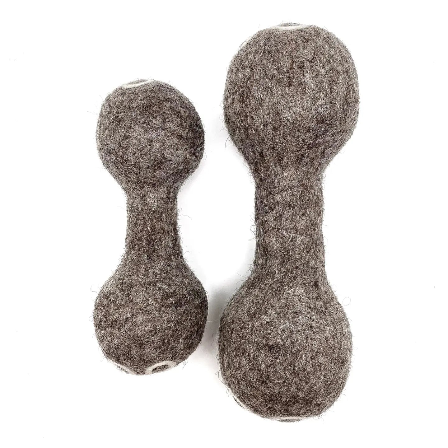 Natural Wool Dumbbell Dog Toy