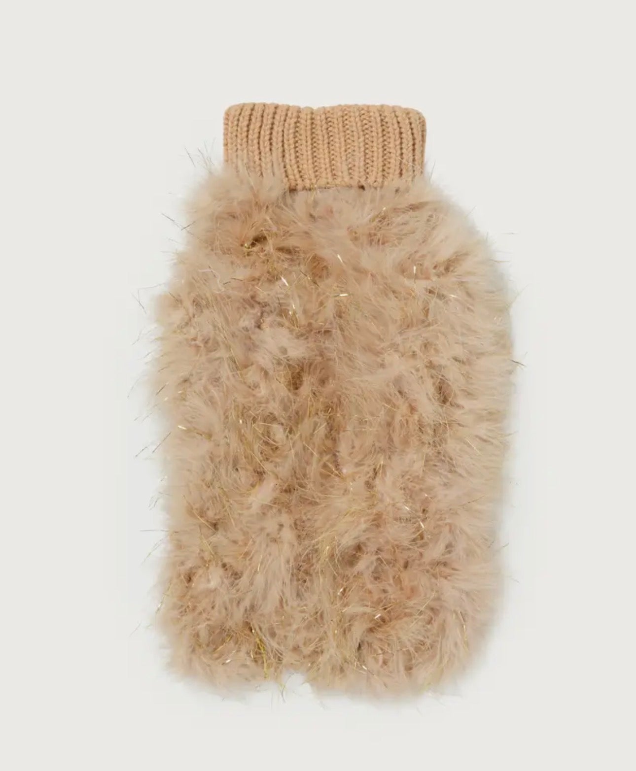 Glitz Fluffy Feather Pet Sweater - Christian Cowan x Maxbone