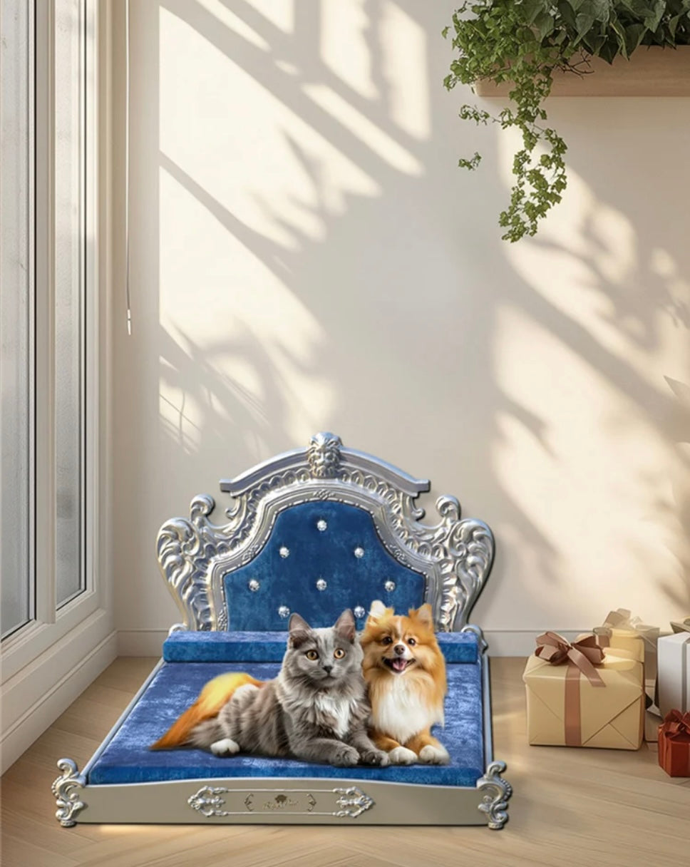 Glam Velvet Diamond Pet Bed