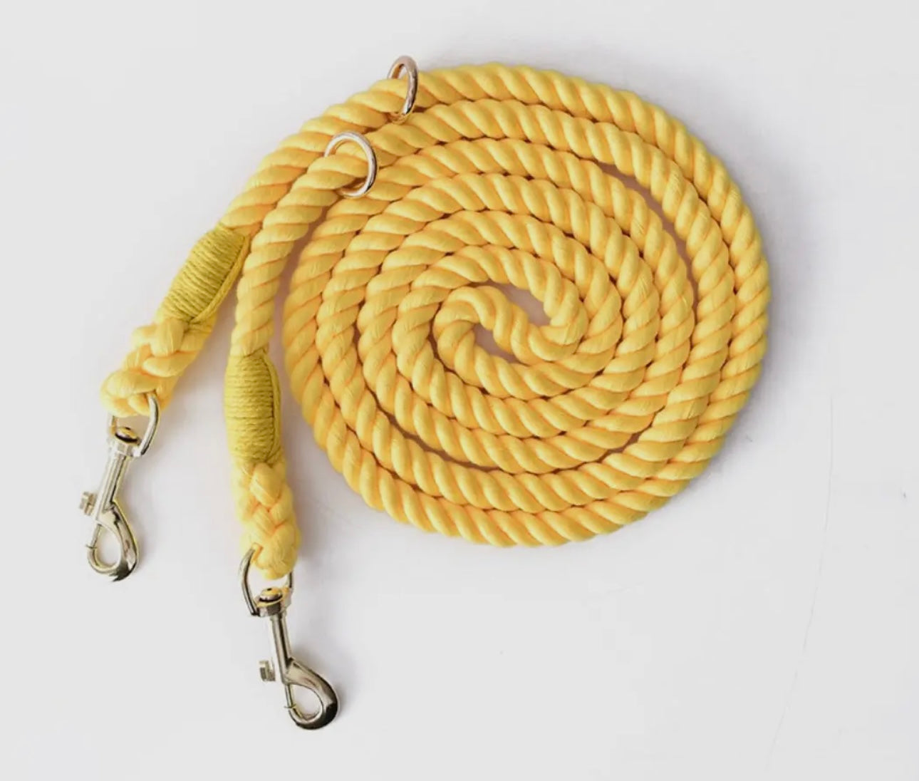 Hands free 7.5’ Cotton Rope Dog Leash