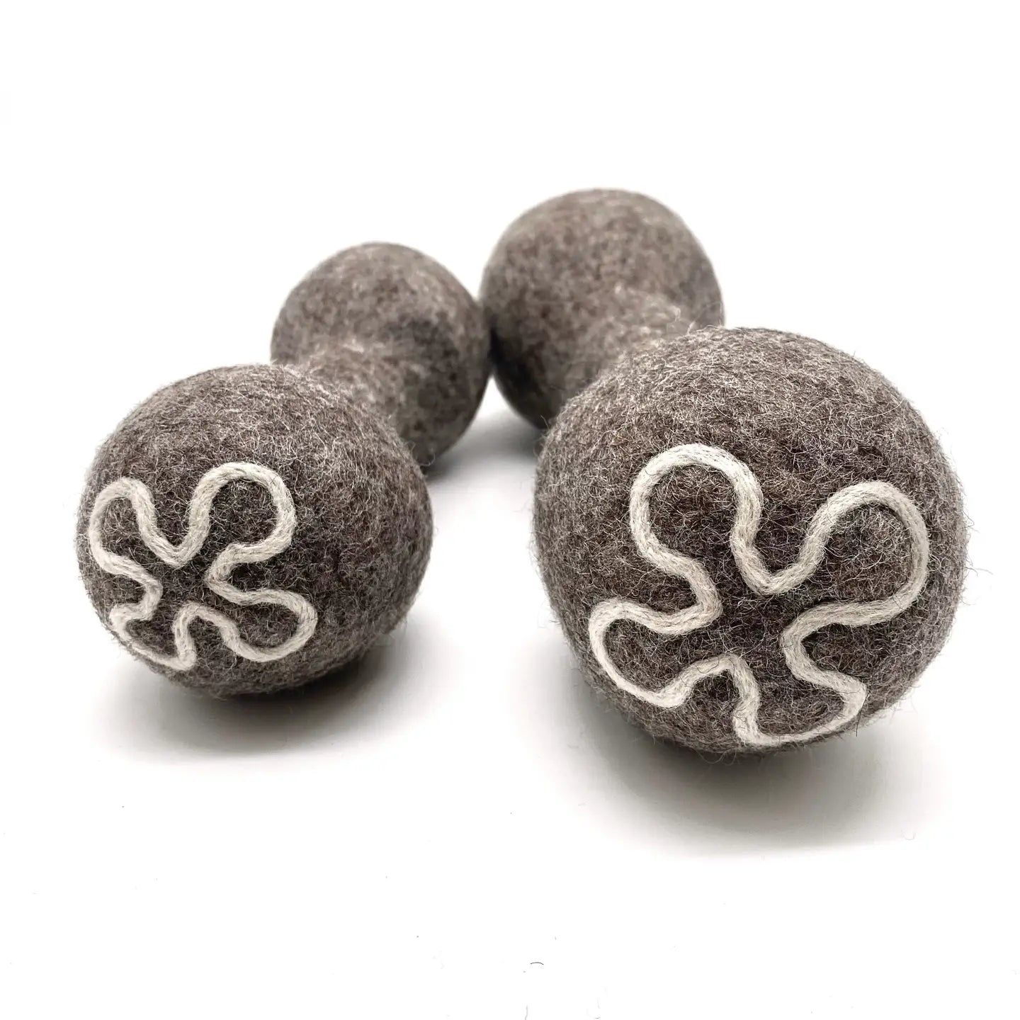 Natural Wool Dumbbell Dog Toy