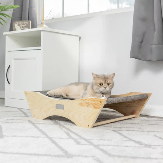 Elevated Cozy Pet Hammock For Cats Sleepy Bed