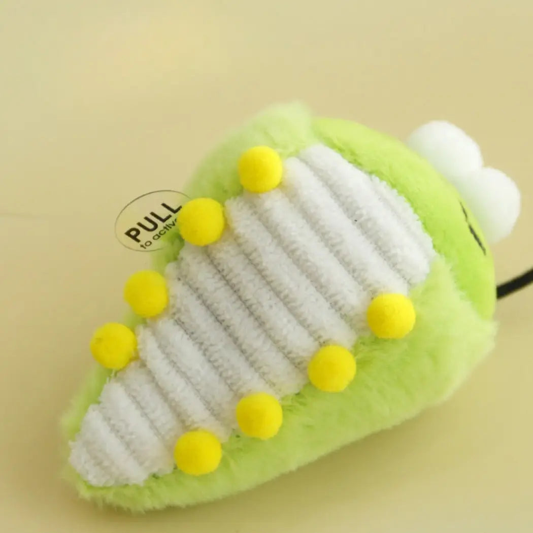 Plush Interactive Caterpillar Cat Toy