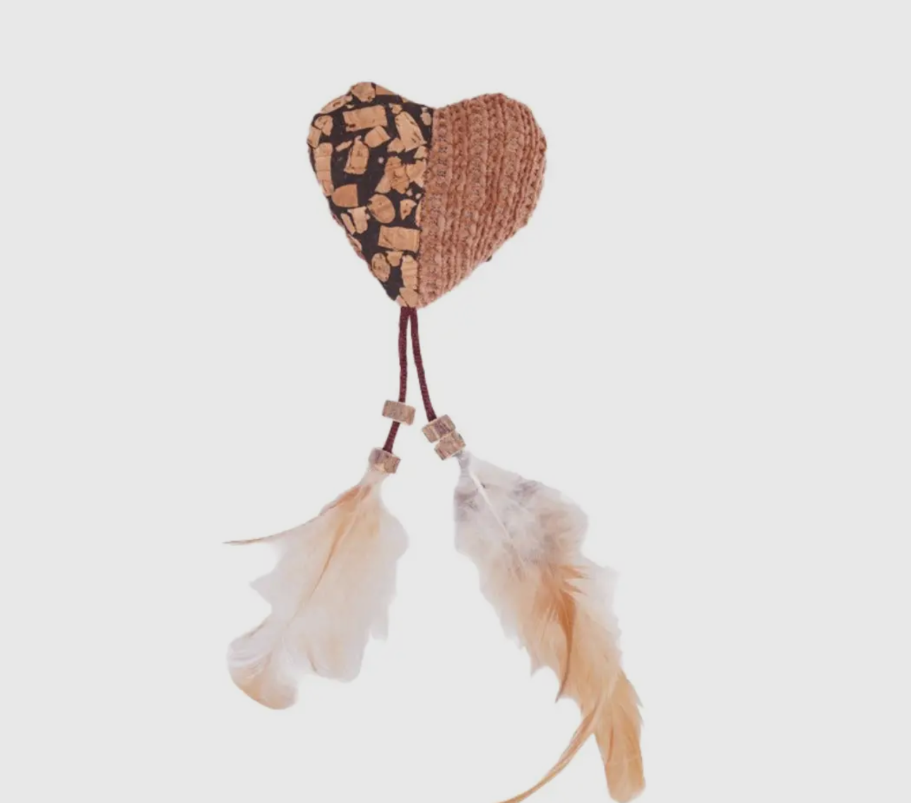Woven Plush Feather Cat Toy