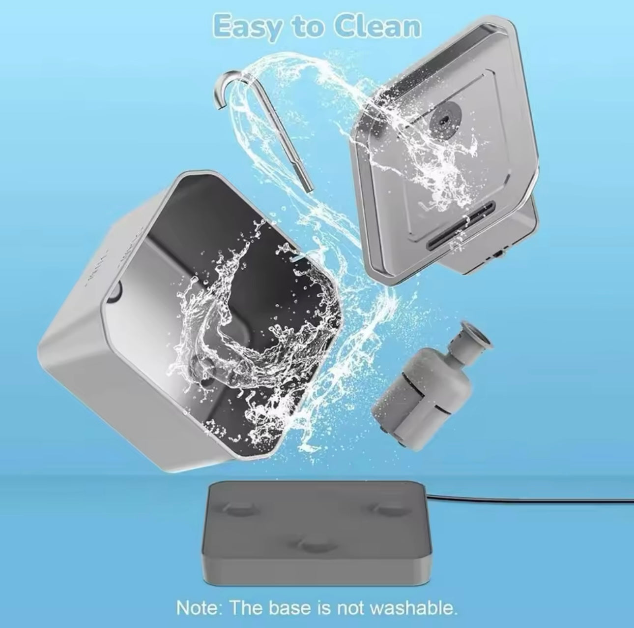 Smart Pet Stainless Steel Drinking Fountain with App