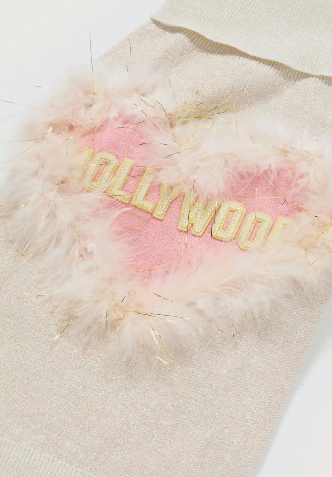 Maxbone x Hollywood Heart Feather Jumper