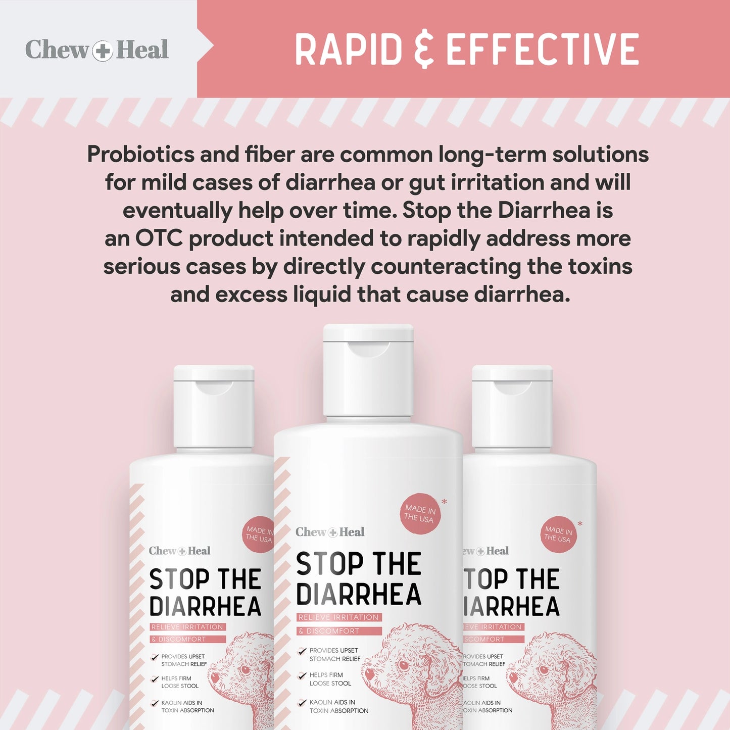 Stop the Diarrhea Anti Diarrhea For Dogs