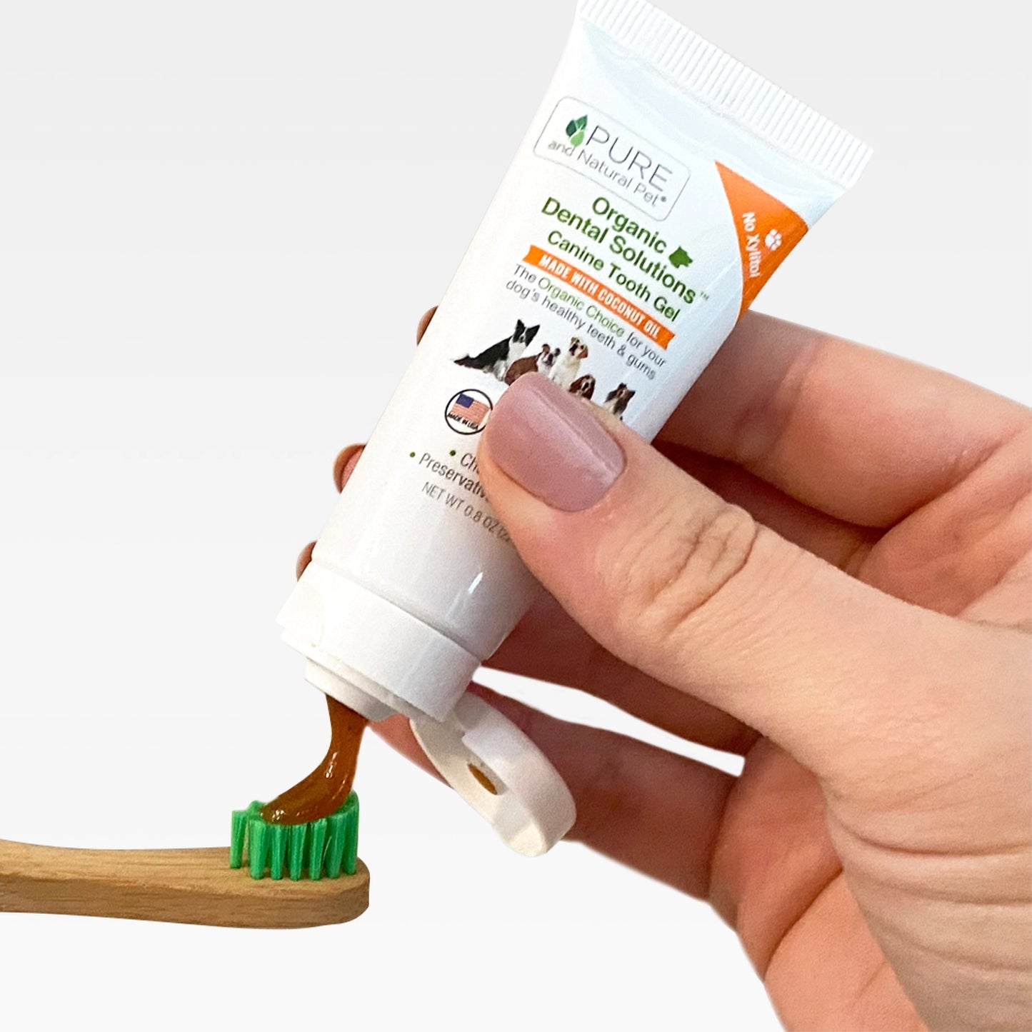 Tooth Gel and Bamboo Toothbrush For Large Dogs
 - Organic Dental Solutions®