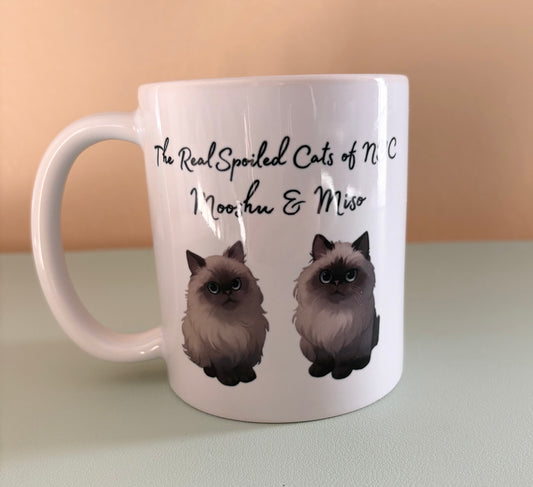 Personalized Pet Cartoon Mug with Your Own Photos