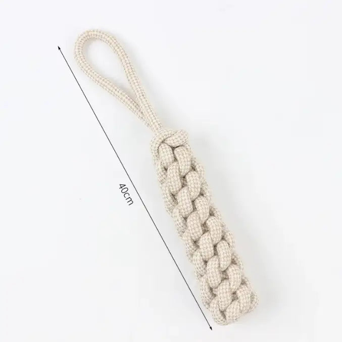All Natural Hemp & Cotton Rope Dog Toys - Set of 9