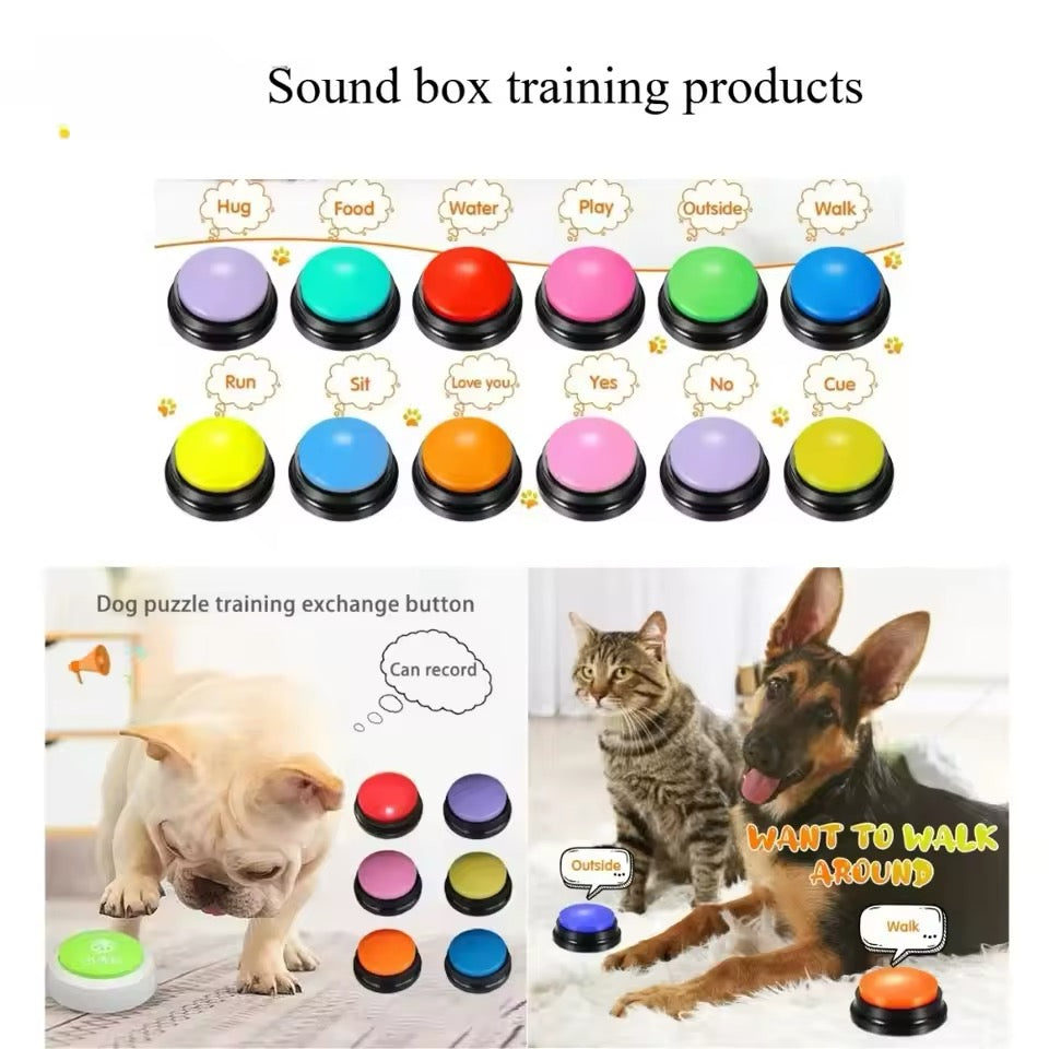 Pet Communication Recordable Training Buttons