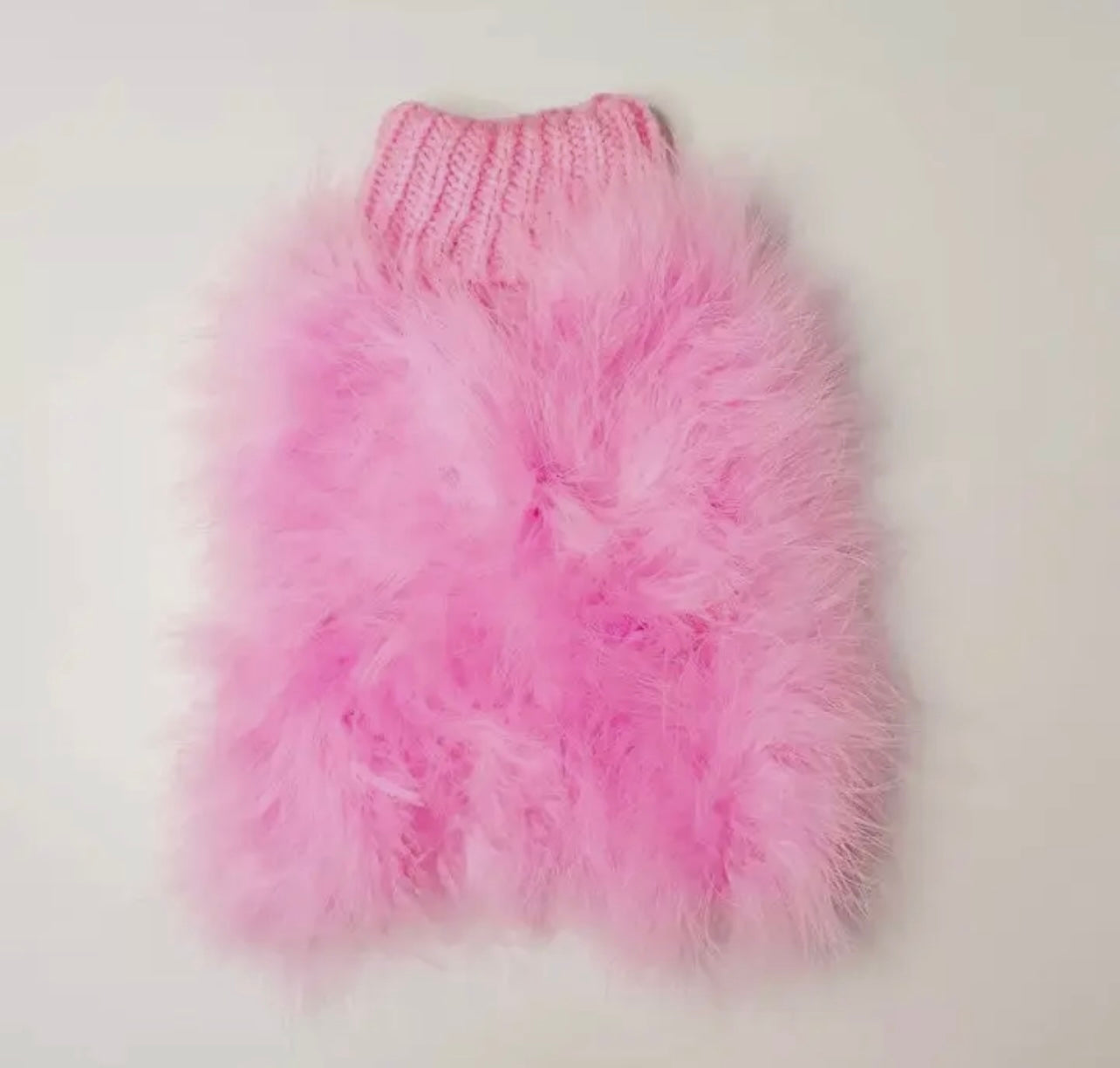 Haute Couture Luxury Feather Pet Sweater