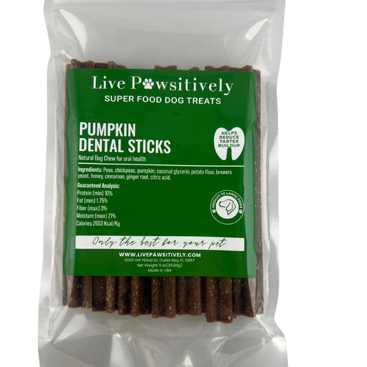 Pumpkin Dental Sticks for Dogs