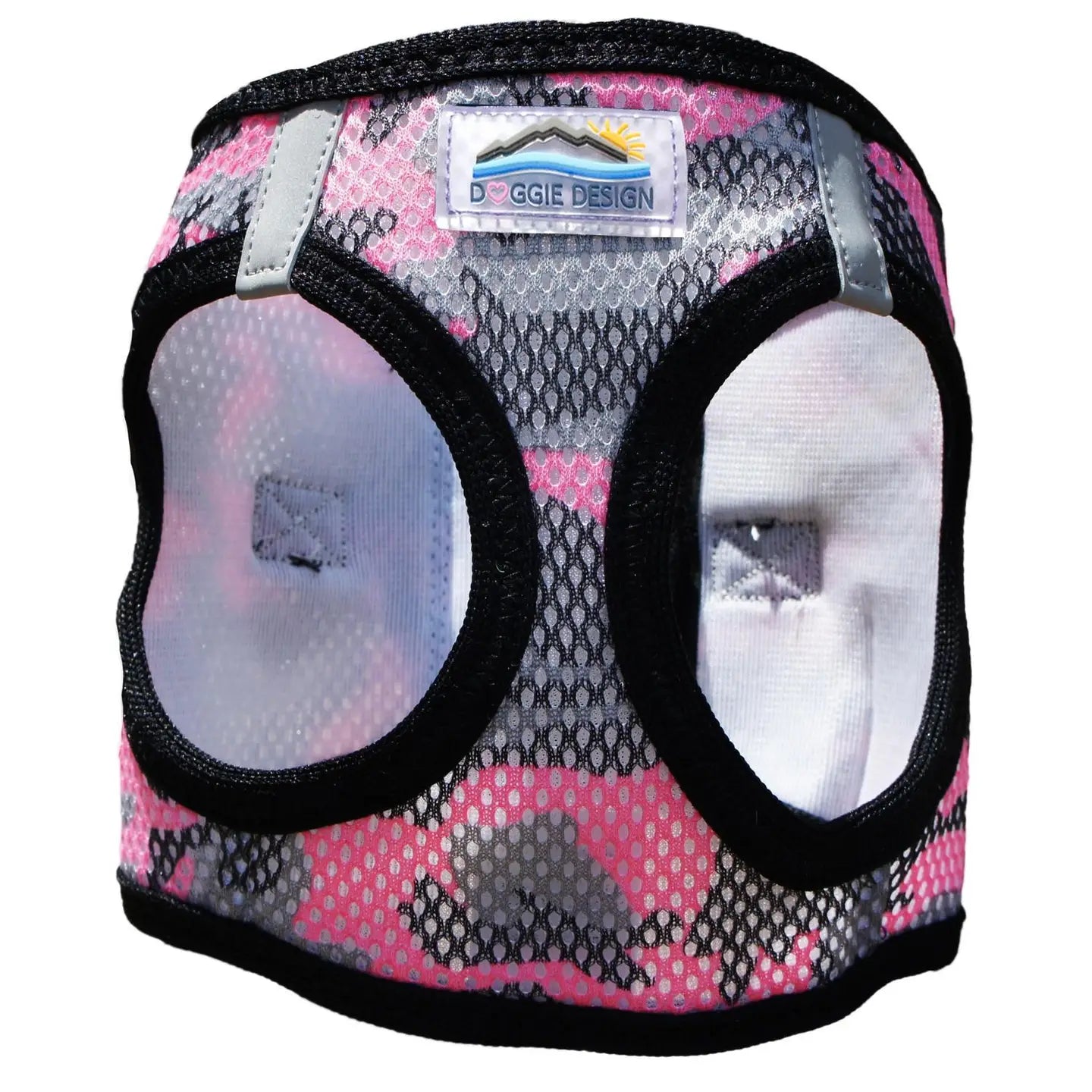 American River Pink Camo Step In Dog Harness