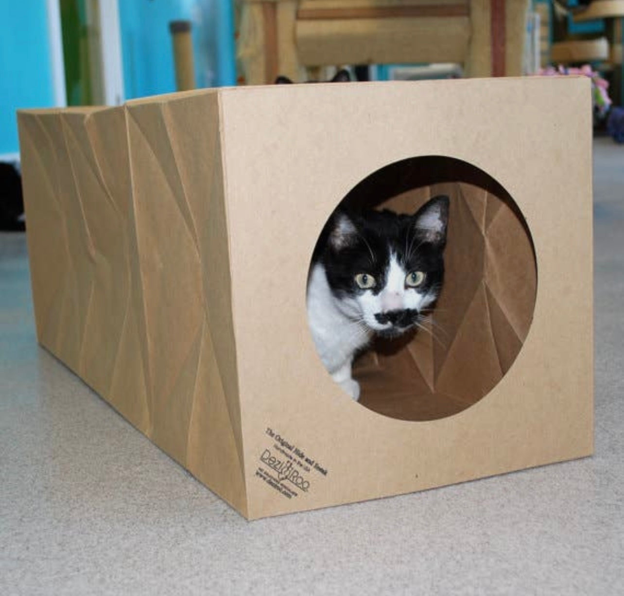 Hide and Sneak Paper Tunnel for Cats