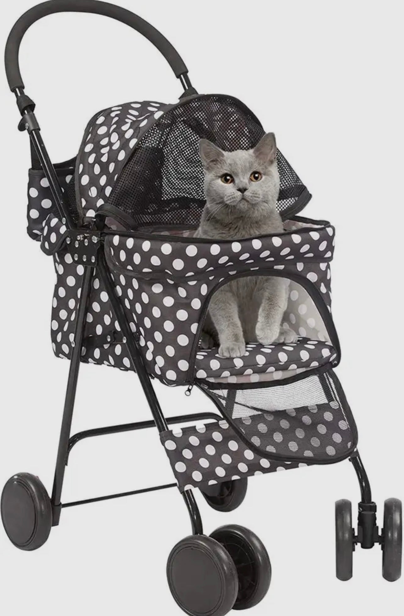 polka dot dog stroller Polka Dot Pet Stroller – My Kids Have Fur Pet Supplies