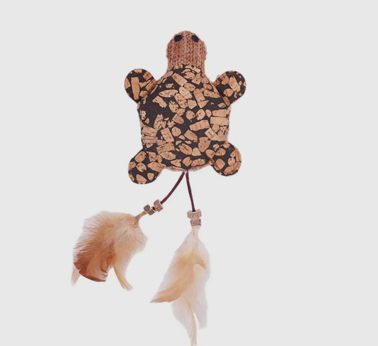 Woven Plush Feather Cat Toy