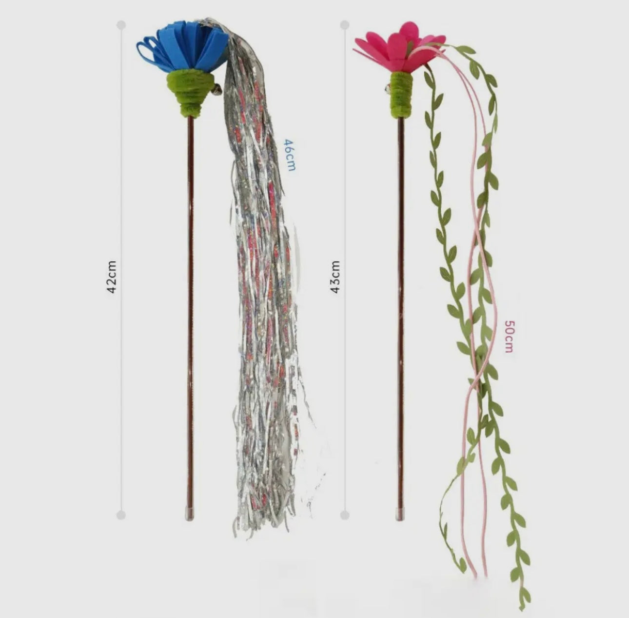 Flower Cat Teaser with Streamers