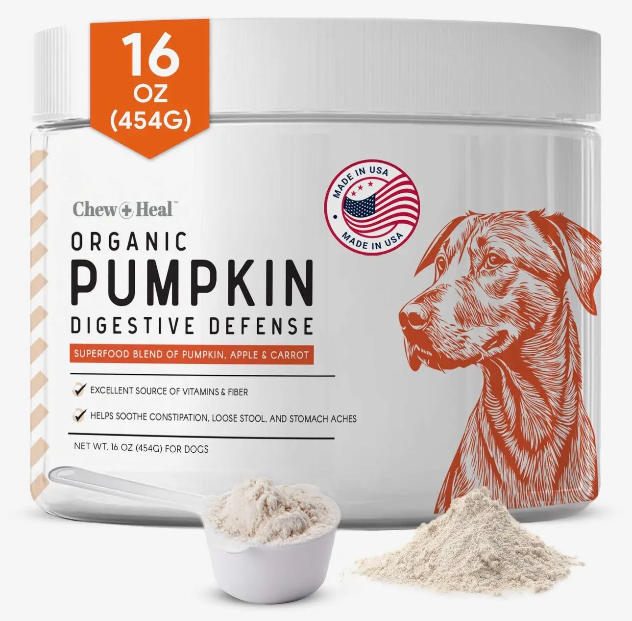 Organic Pumpkin Digestive Defense for Dogs