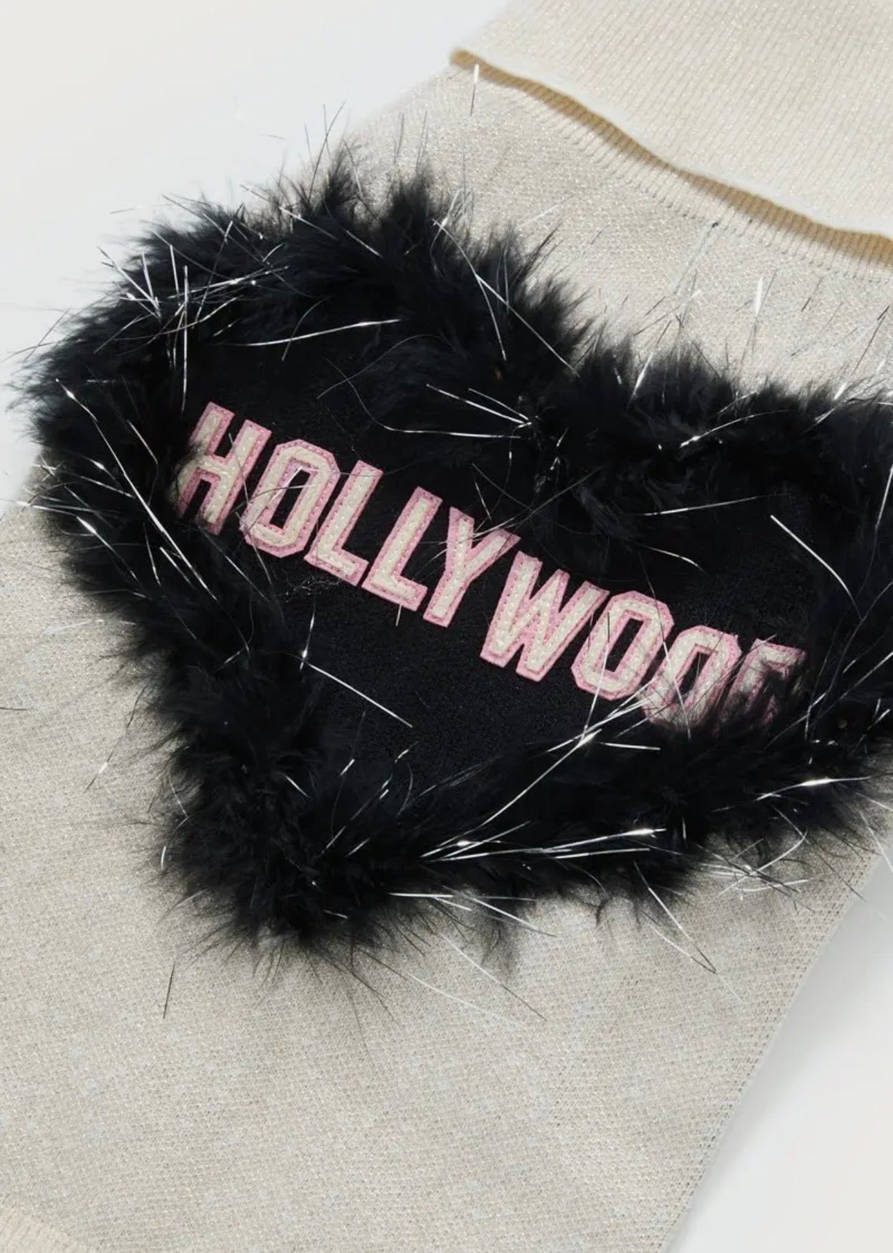 Maxbone x Hollywood Heart Feather Jumper