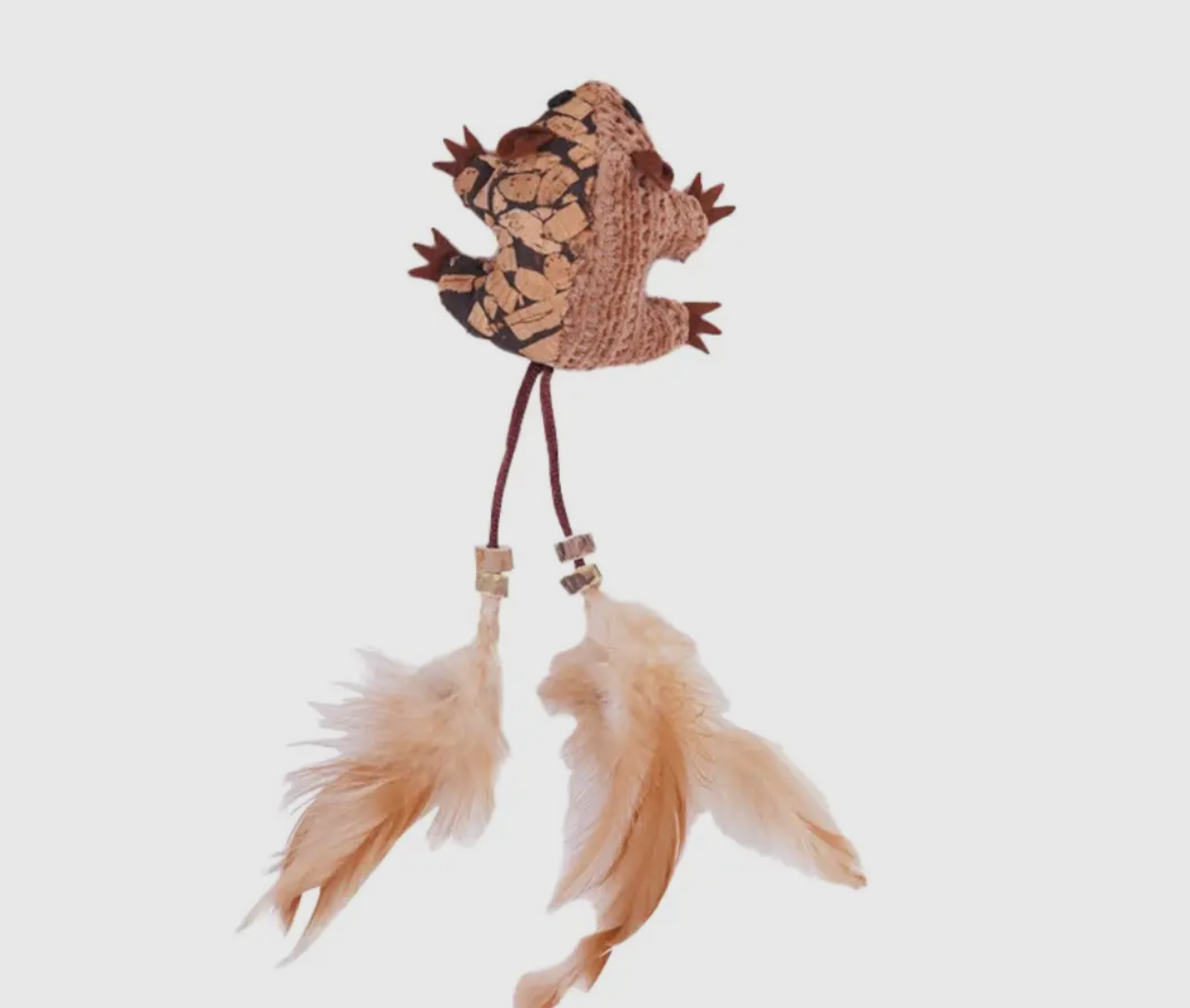 Woven Plush Feather Cat Toy