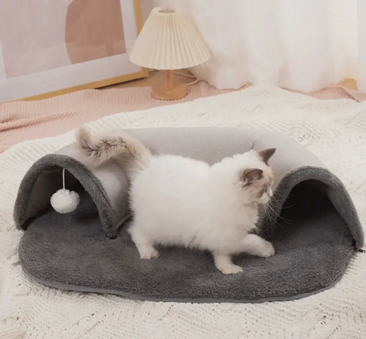 Oval Shaped Cat Interactive Play Tunnel