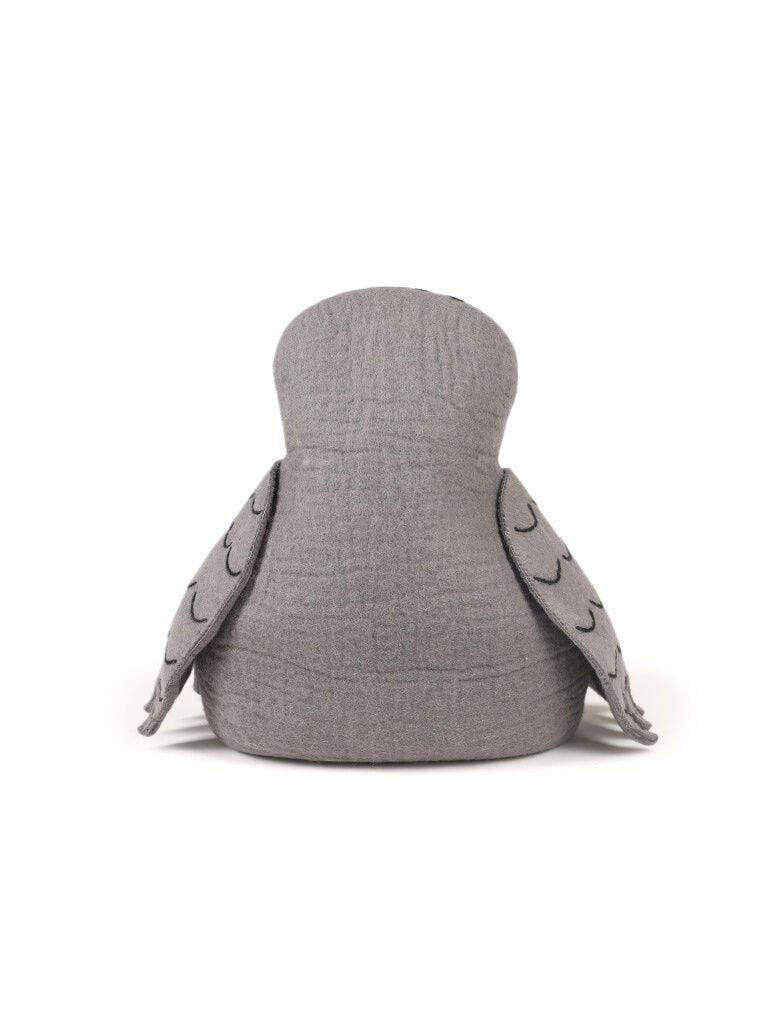 Felt Handmade Gray Owl Shaped Cat Cave