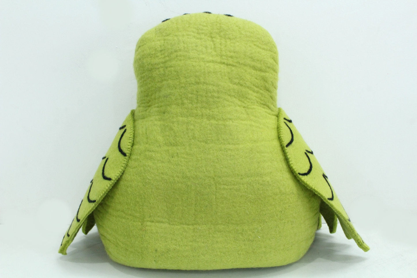 Felt Handmade Green Owl Shaped Cat Cave