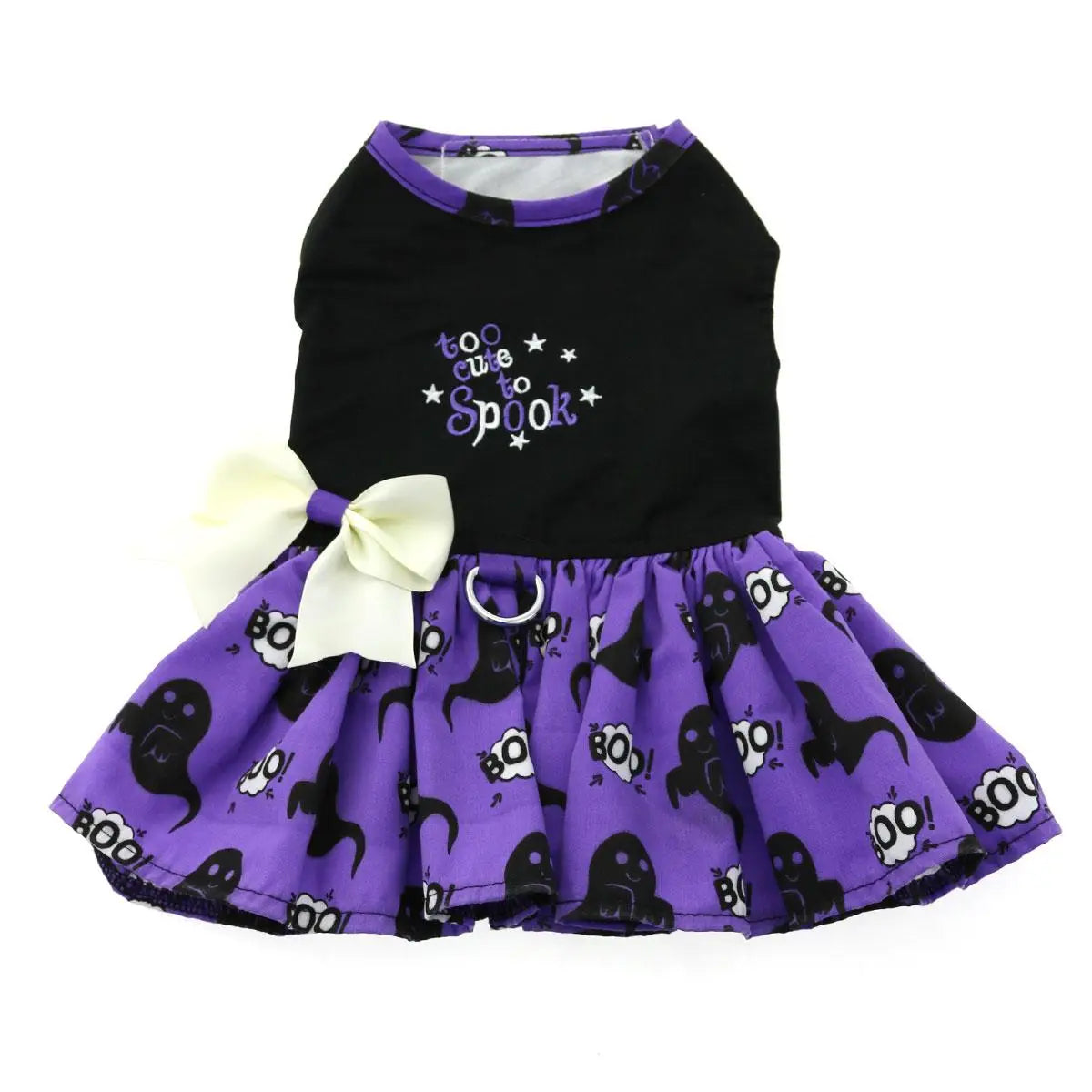 Halloween Dog Harness Dress - Too Cute To Spook