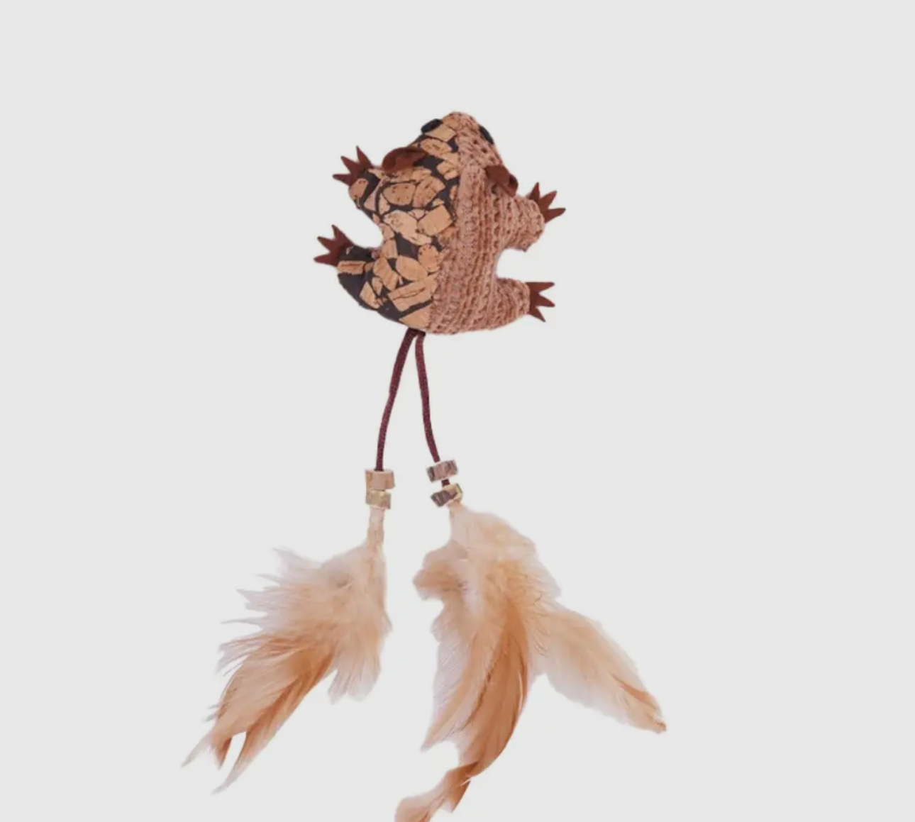 Woven Plush Feather Cat Toy