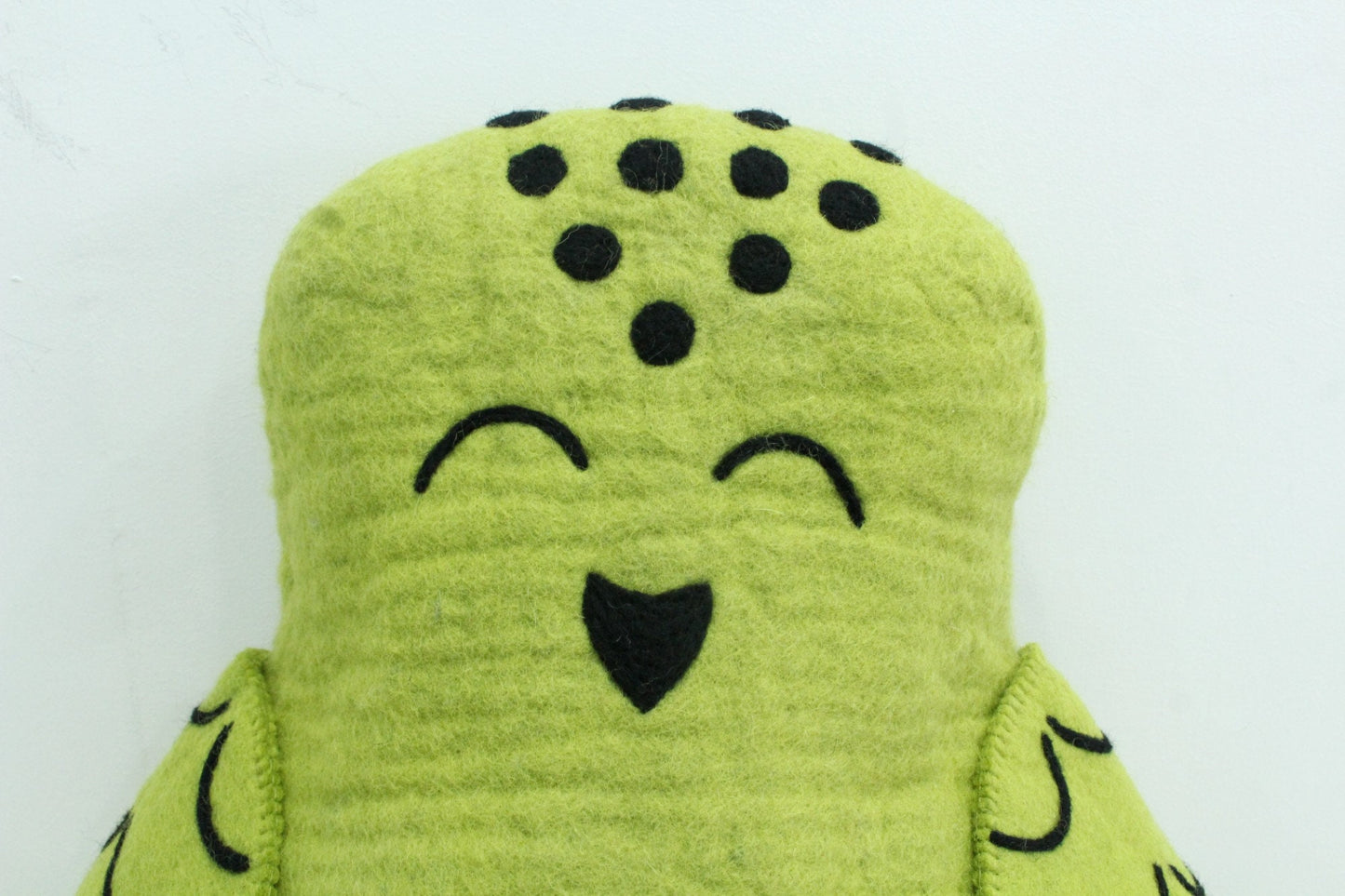 Felt Handmade Green Owl Shaped Cat Cave