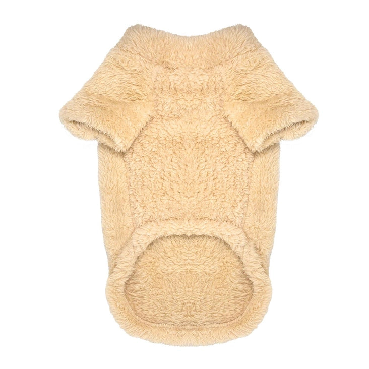 Cream Soft Plush Pullover