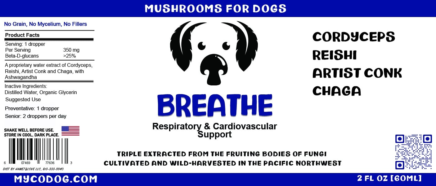 BREATHE MUSHROOM COMPLEX BY MYCODOG