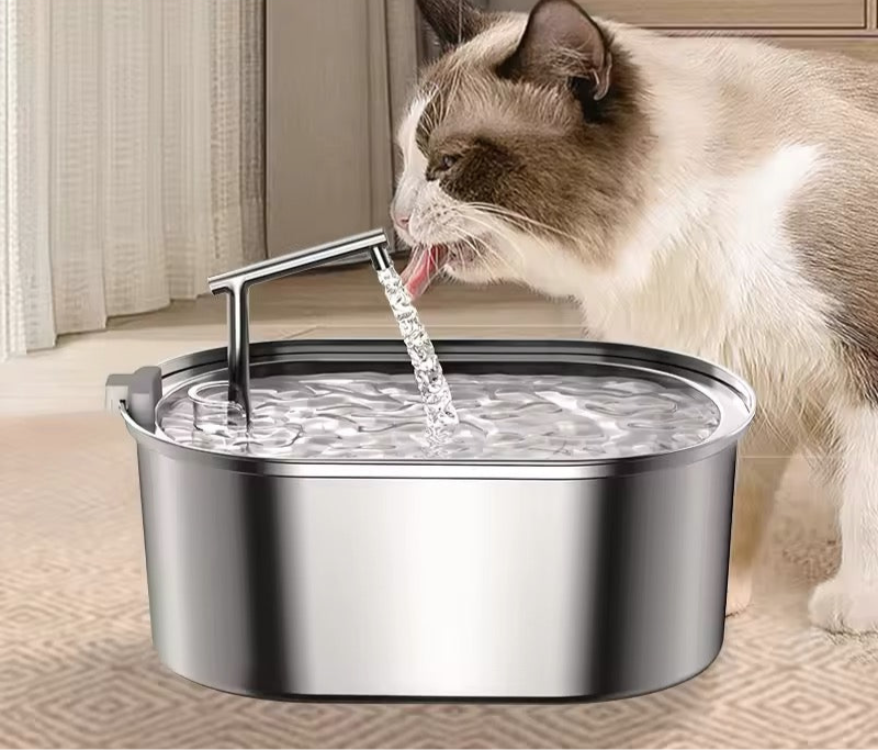 Stainless Steel Automatic Pet Drinking Water Fountain