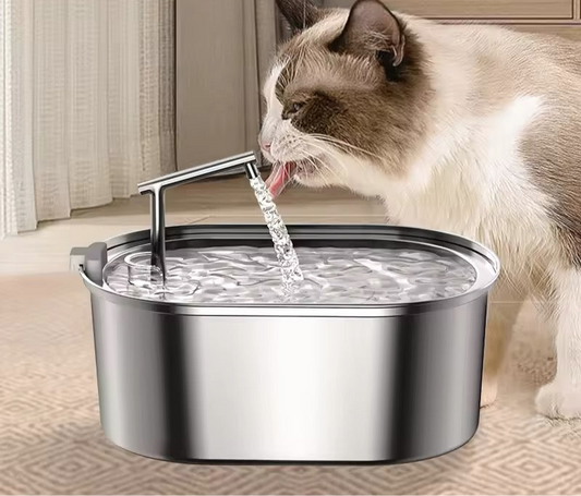 Stainless Steel Automatic Pet Drinking Water Fountain