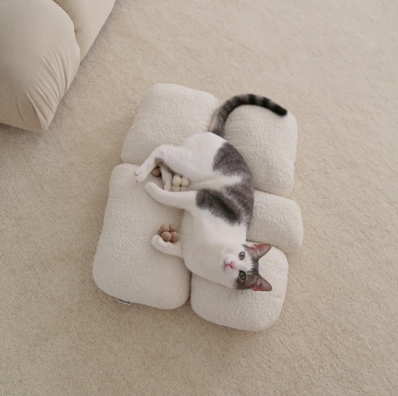 Boucle Pebble Pet Bed