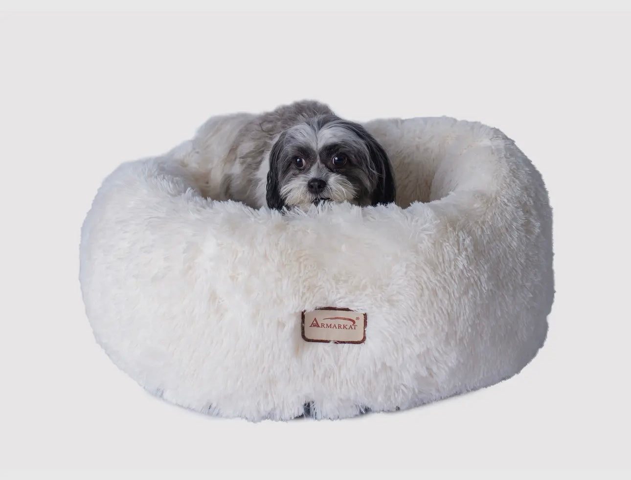 Plush Cuddler Cat Bed