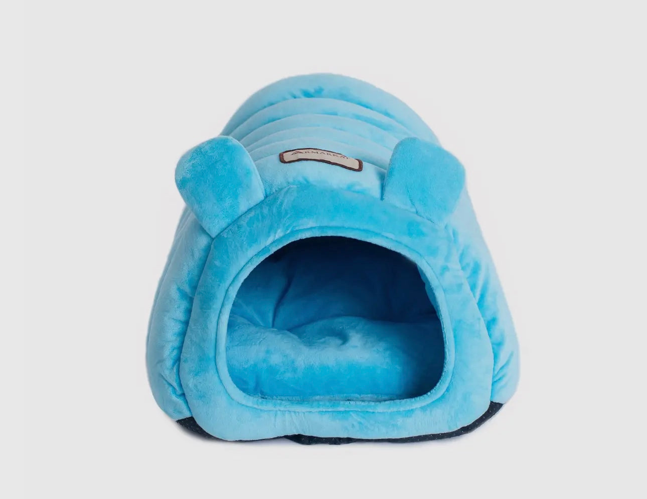 Fun Blue Worm Sleeping Tunnel Cat Dog Bed