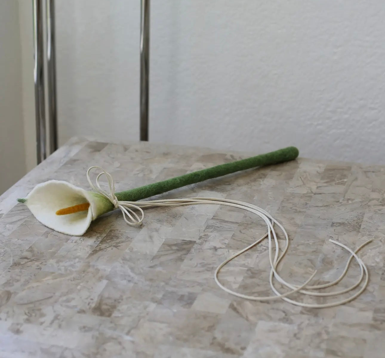 Flora Calla Lilly Cat Toy Wand