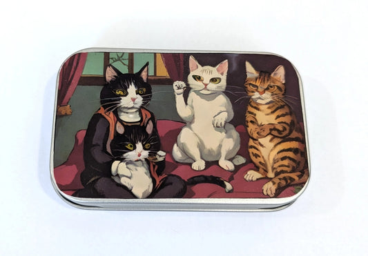 Cats Catnip Tin with 1/3rd oz of Fresh Catnip