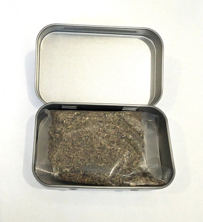 Cats Catnip Tin with 1/3rd oz of Fresh Catnip