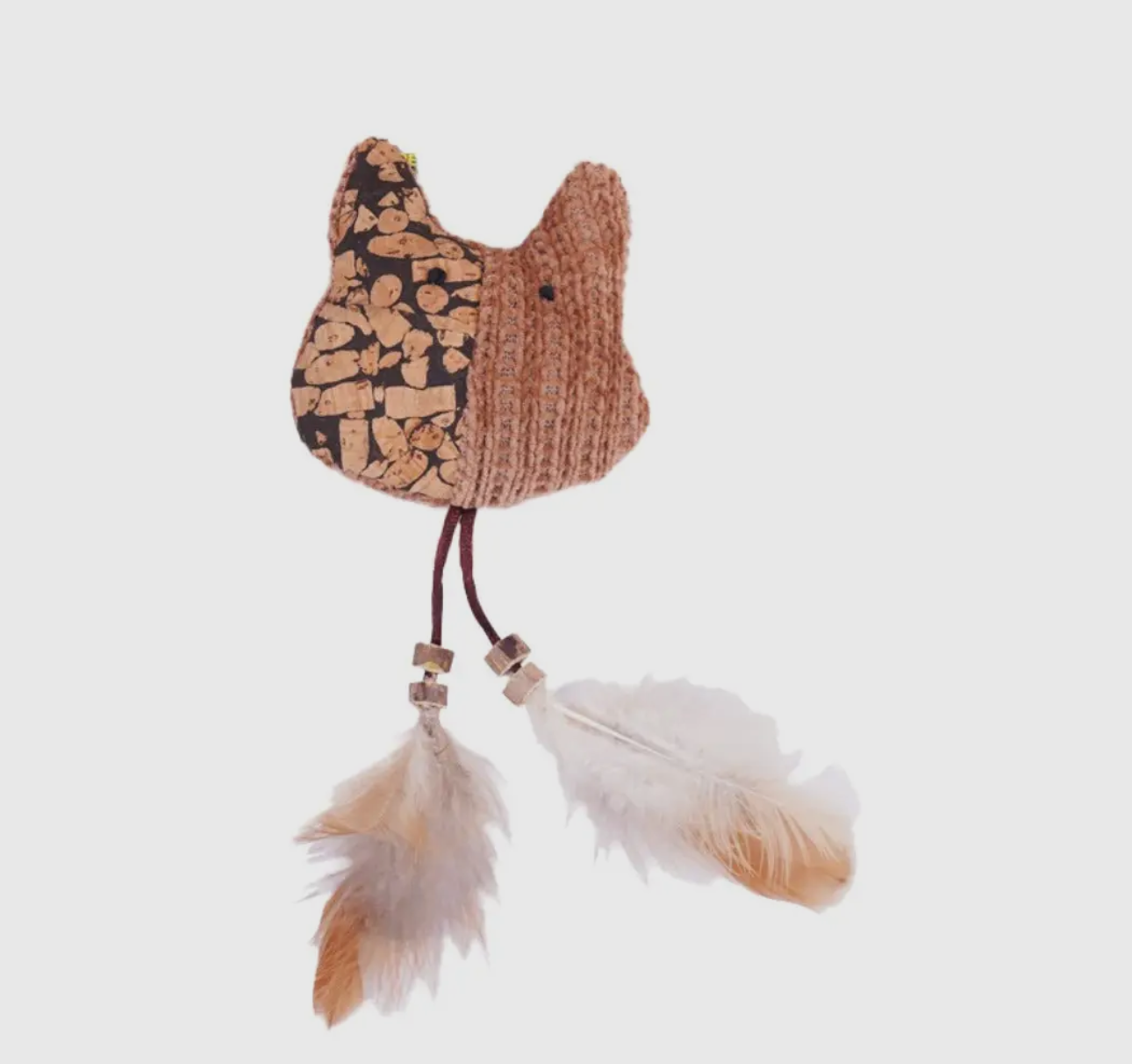 Woven Plush Feather Cat Toy