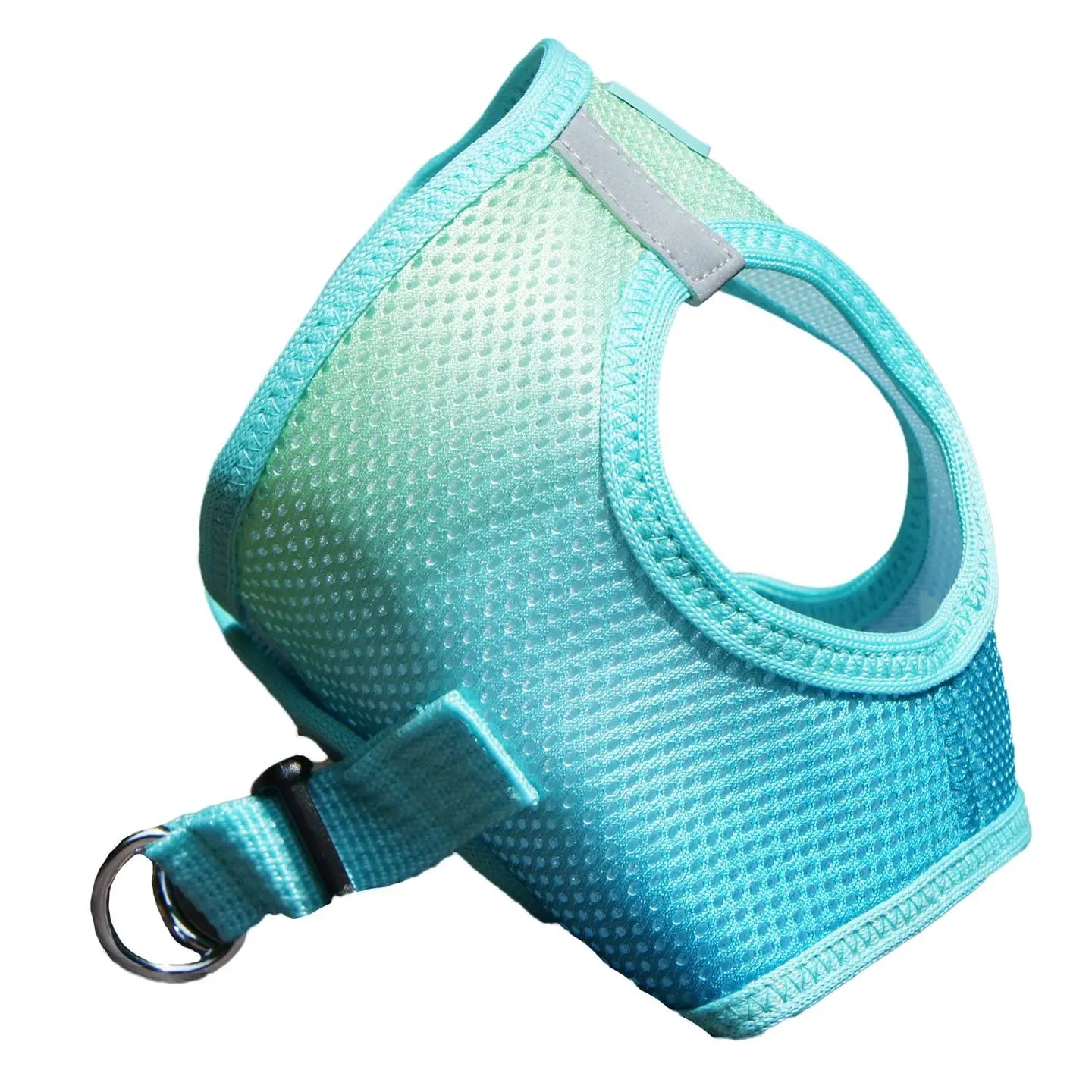 American River Ombré Aruba Blue Dog Step In Harness