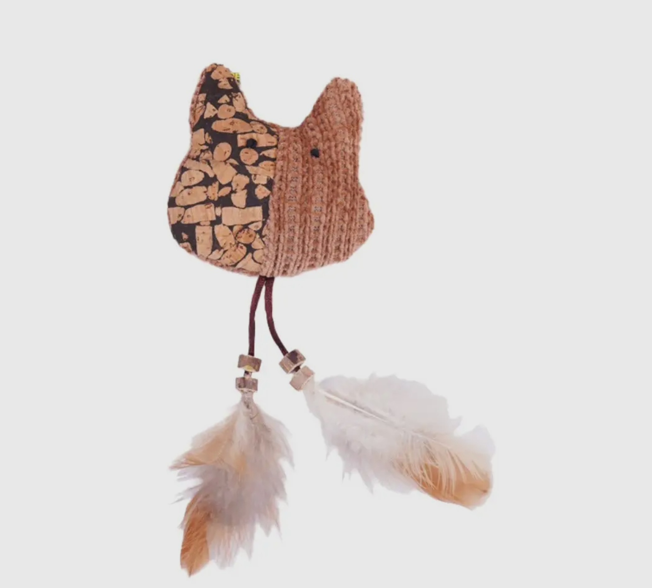 Woven Plush Feather Cat Toy