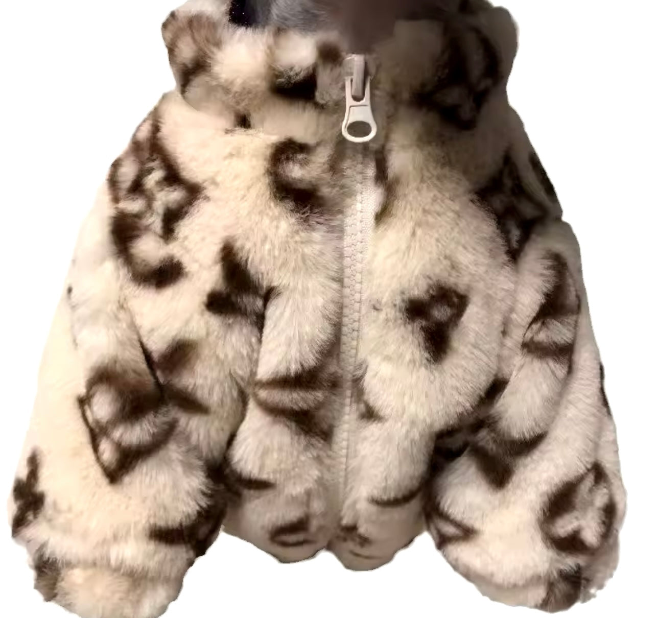 Designer Inspired Comfy Fleece Coat for Small Dogs and Cats