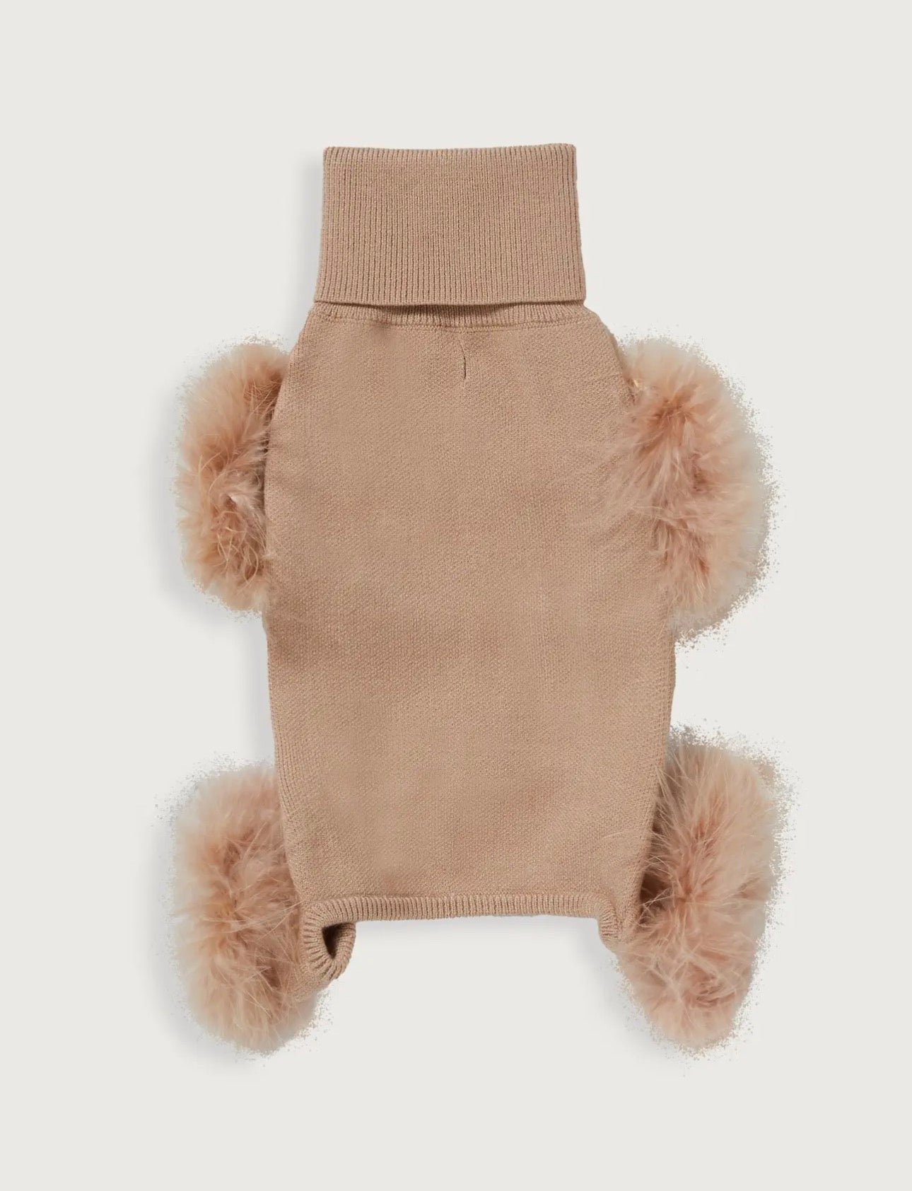 Feather Knit Pet Onsie