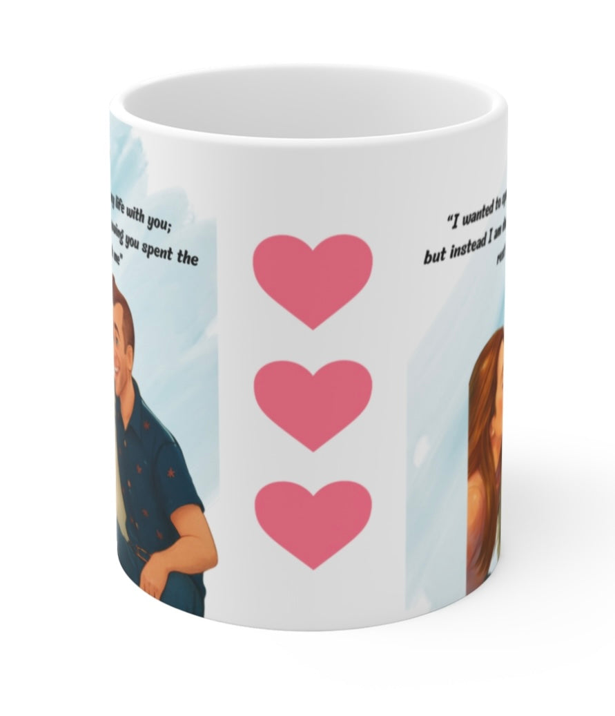 Personalized Pet Cartoon Mug with Your Own Photos