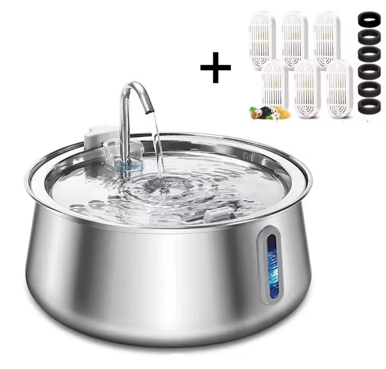 Stainless Steel Ultra Quiet Pet Water Fountain