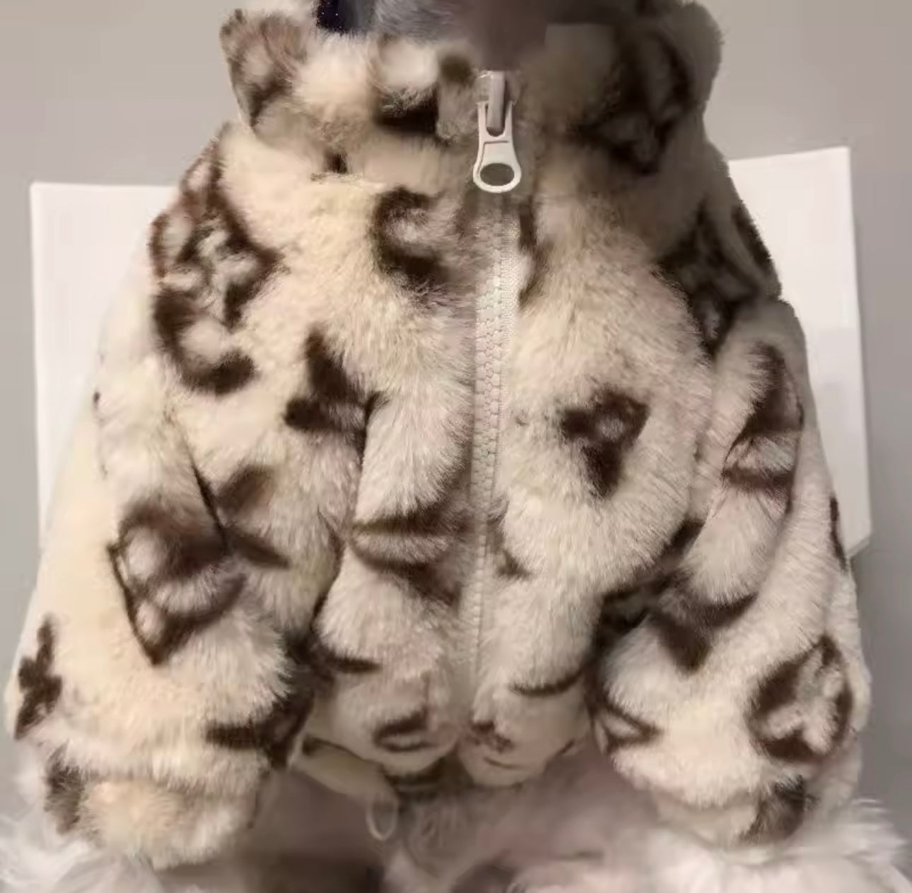 Designer Inspired Comfy Fleece Coat for Small Dogs and Cats